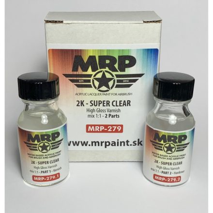 MRP 2K Super Clear - High Gloss Varnish 2 x 15ml