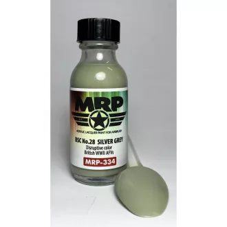 MRP BSC No.28  Silver Grey (British WWII AFV) 30ml