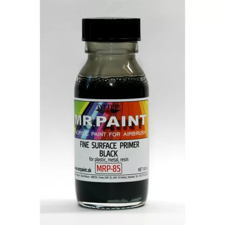 MRP Fine Surface Primer - Black (50ml)