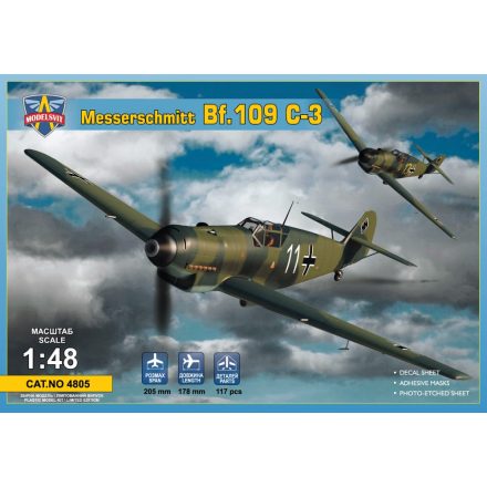 Modelsvit Messerschmitt Bf-109C-3 makett