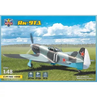 ModelSvit Yak-9TD Soviet WWII fighter repülő makett