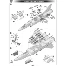 ModelSvit Mirage III V-01 French VTOL repülő makett
