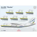 ModelSvit An-124 Ruslan Strategic airlift repülő makett