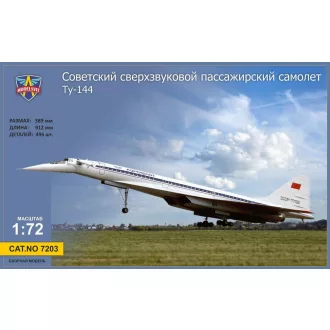   ModelSvit Tu-144 supersonic passenger airliner repülő makett