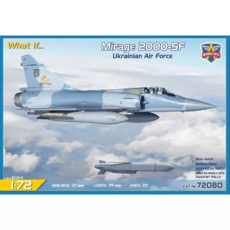   ModelSvit Mirage 2000-5F jet fighter (in ZSU service) repülő makett