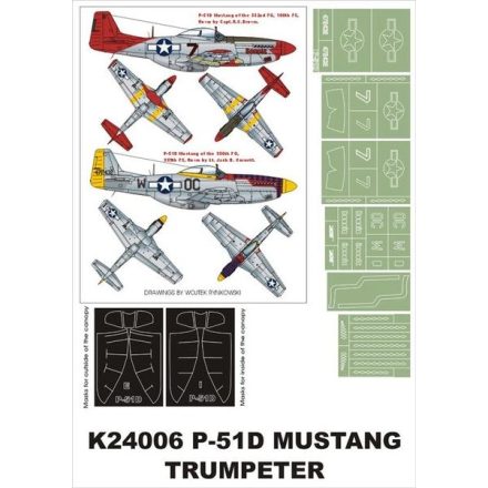Montex P-51D Mustang (Trumpeter) maszkoló