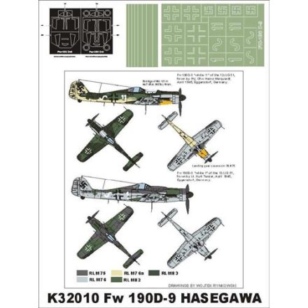 Montex Fw 190 D-9 (Hasegawa) maszkoló