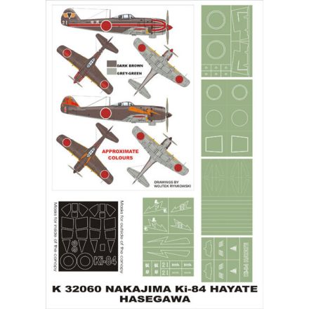 Montex Ki-84 Hayate (HASEGAWA) maszkoló