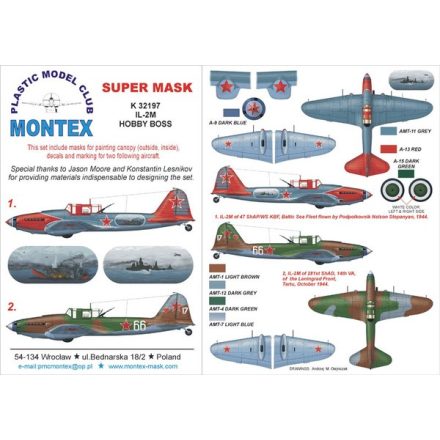 Montex IL-2 M (HOBBY BOSS) maszkoló