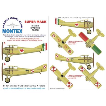 Montex SPAD 7c (Roden) maszkoló