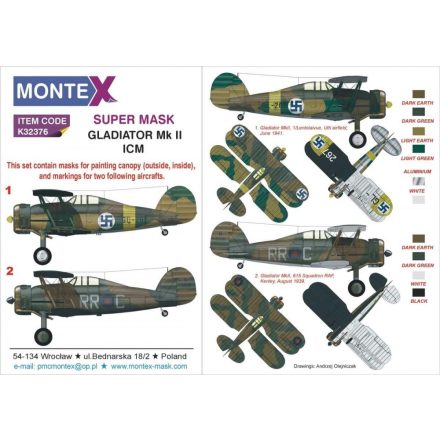 Montex Gladiator Mk II (ICM) maszkoló