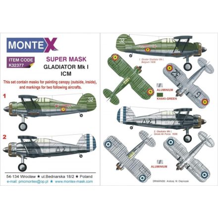 Montex Gladiator Mk I (ICM) maszkoló