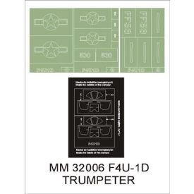 Montex F4U1D Corsair (TRUMPETER) maszkoló