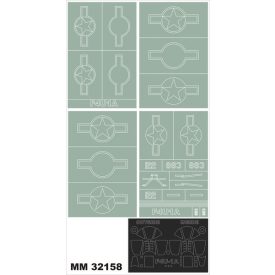 Montex F4U-1A CORSAIR (TAMIYA) maszkoló