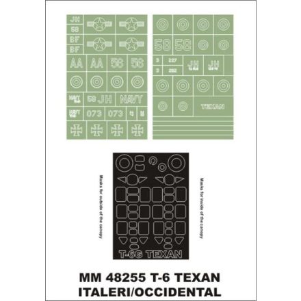 Montex T-6G Texan (Italeri) maszkoló