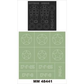 Montex F4U-1 CORSAIR (Hobby Boss) maszkoló