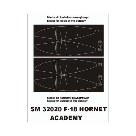 Montex F-18 Hornet (Academy) maszkoló
