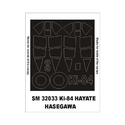 Montex Ki-84 Hayate (HASEGAWA) maszkoló