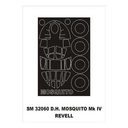 Montex D.H.Mosquito IV (Revell) maszkoló