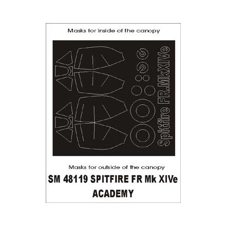 Montex Spitfire FR .XIV (Academy) maszkoló
