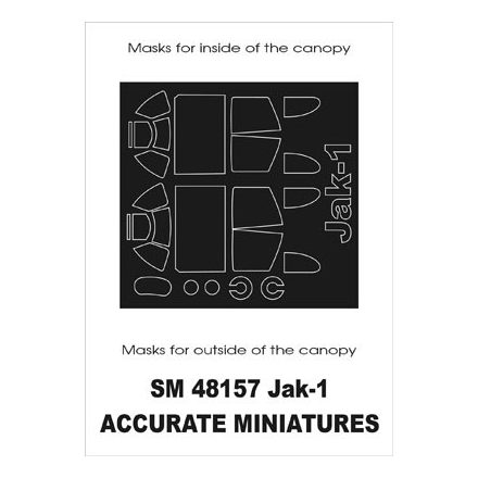 Montex Jakowlew Jak-1 (Accurate Miniatures) maszkoló