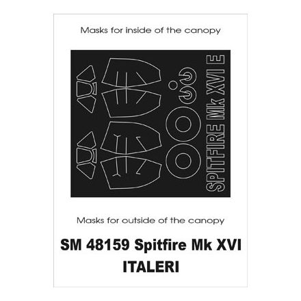 Montex Spitfire MkXVI (Italeri) maszkoló