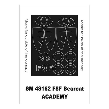 Montex F8F Bearcat (Academy) maszkoló