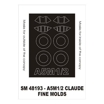 Montex A5M1/2 Claude (Fine Molds) maszkoló