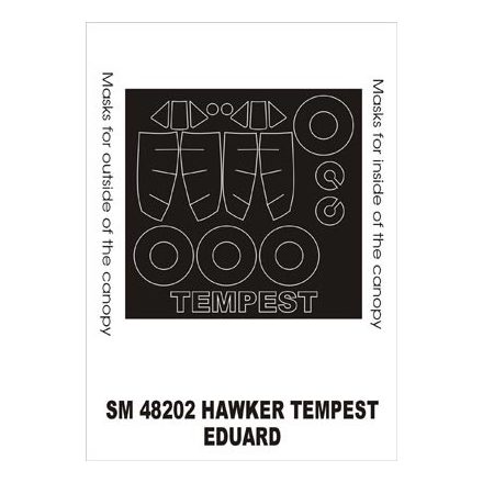Montex Hawker Tempest (Eduard) maszkoló