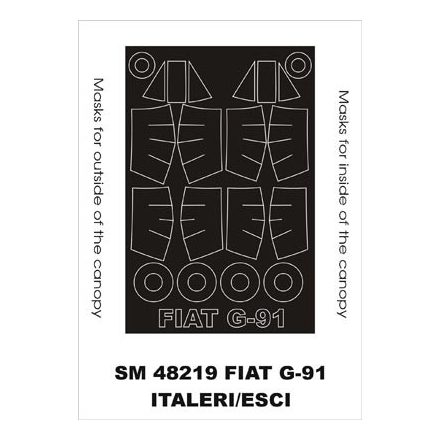 Montex FIAT G.91 (Italeri) maszkoló