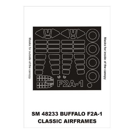 Montex F2A-1 Buffalo (Classic Airframes) maszkoló
