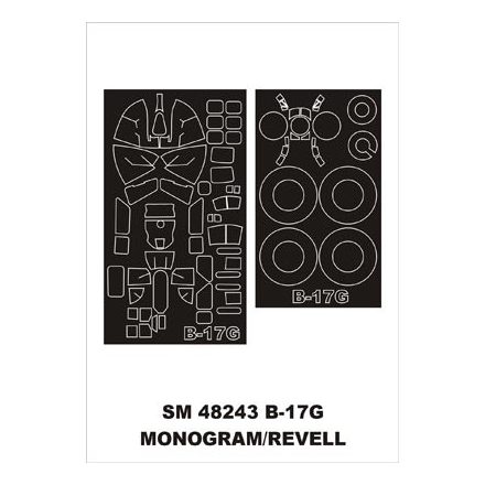 Montex B-17G (Monogram) maszkoló