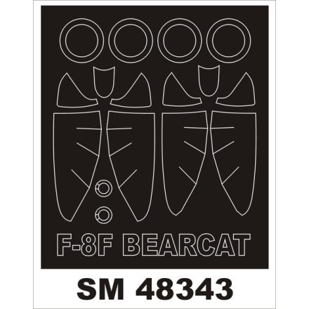 Montex F8F Bearcat (HOBBY BOSS) maszkoló