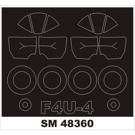 Montex F4U-4 Corsair (HOBBY BOSS) maszkoló