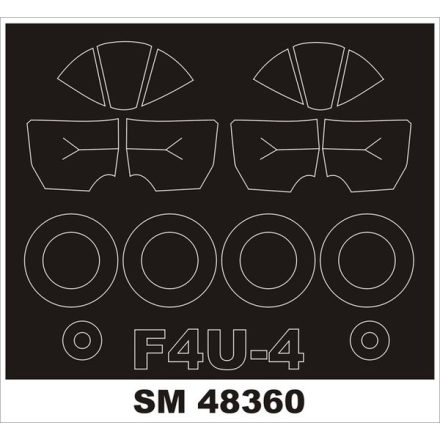 Montex F4U-4 Corsair (HOBBY BOSS) maszkoló