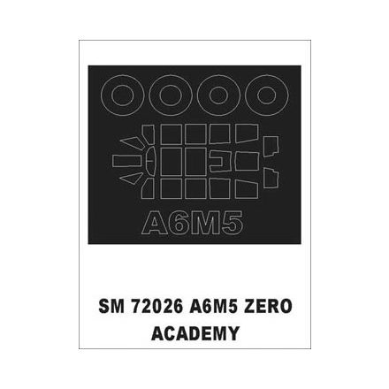 Montex A6M5 Zero (Academy) maszkoló