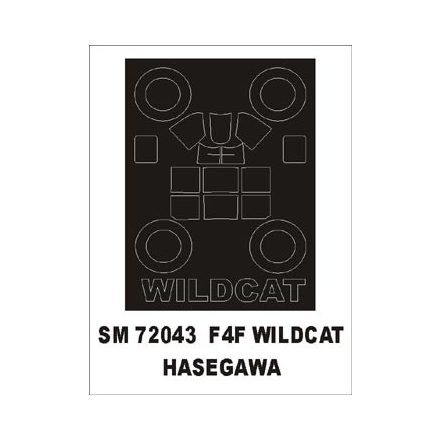 Montex F4F Wildcat (Hasegawa) maszkoló