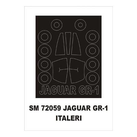 Montex Jaguar GR 1 (Italeri) maszkoló