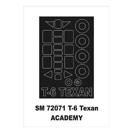 Montex T-6 Texan (Academy) maszkoló