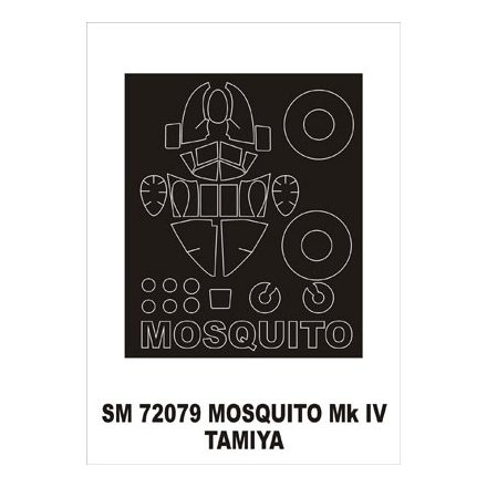 Montex Mosquito Mk IV (Tamiya) maszkoló