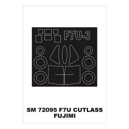 Montex F7U Cutlass (Fujimi) maszkoló