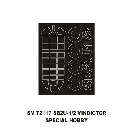 Montex SB2U-1/2 Vindicator (Special Hobby) maszkoló