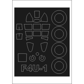 Montex F4U-1 Corsair (TAMIYA) maszkoló