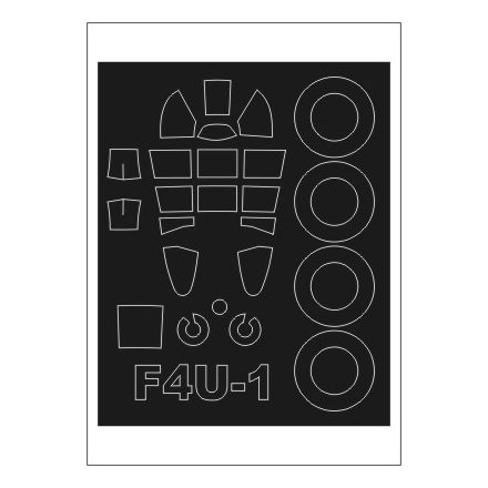 Montex F4U-1 Corsair (TAMIYA) maszkoló