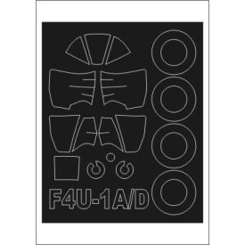 Montex F4U-1A/D Corsair (TAMIYA) maszkoló