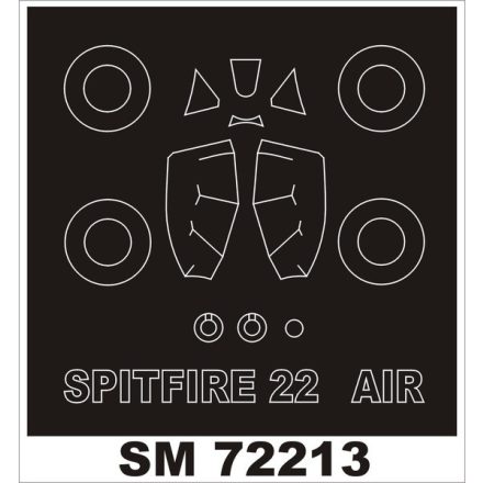 Montex SPITFIRE Mk22 (AIRFIX) maszkoló