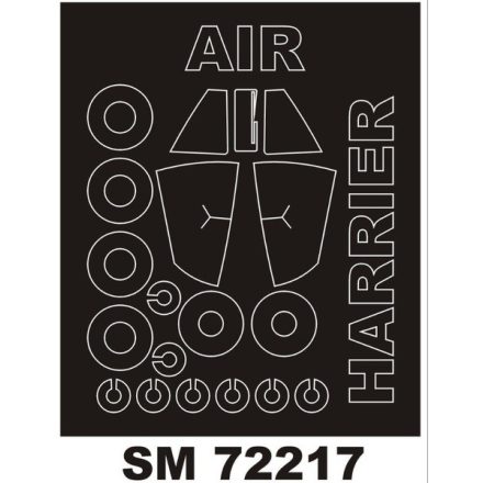 Montex HS Harrier GR.3 (Airfix) maszkoló