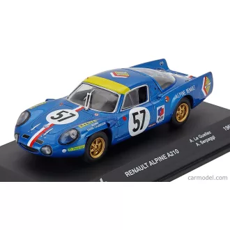   EDICOLA RENAULT ALPINE A210 TEAM ECURIE SAVIN CALBERSON N 57 24h LE MANS 1968 ALAIN LEGUELLEC - ALAIN SERPAGGI
