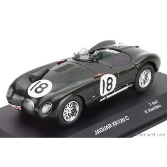   EDICOLA JAGUAR XK120 C-TYPE SPIDER 3.4L TEAM JAGUAR CARS LTD N 18 WINNER 24h LE MANS 1953 TONY ROLT - DUNCAN HAMILTON
