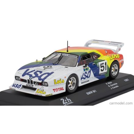 EDICOLA BMW M1 M88 3.5L S6 TEAM ORECA N 51 24h LE MANS 1981 PHILIPPE ALLIOT - BERNARD DARNICHE - JOHNNY CECOTTO